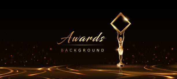 Black Golden Stage Platform Flowing Glow Award Background. Trophy on Luxury Background. Modern Abstract Design Template. LED Visual Motion Graphics. Wedding Invitation Poster. Certificate Design. Black Golden Stage Platform Flowing Glow Award Background. Trophy on Luxury Background. Modern Abstract Design Template. LED Visual Motion Graphics. Wedding Invitation Poster. Certificate Design. motion graphics stock illustrations