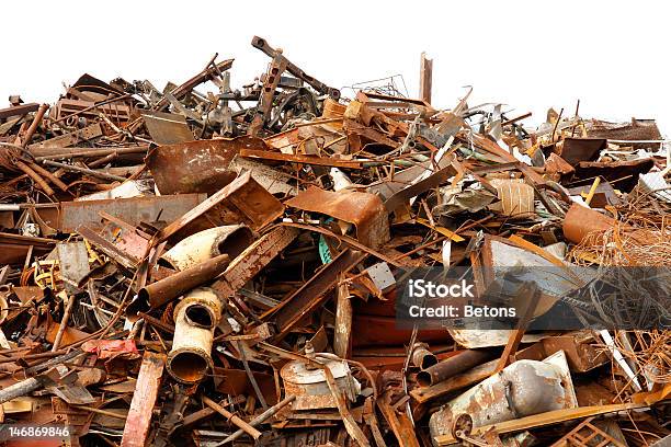 Srap Metal - Fotografias de stock e mais imagens de Cano - Cano, Ferro - Metal, Reciclagem
