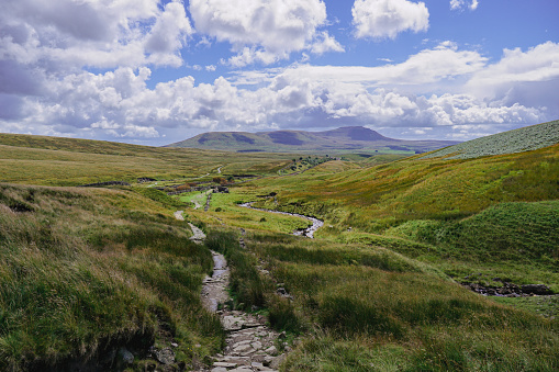 A path between mountains