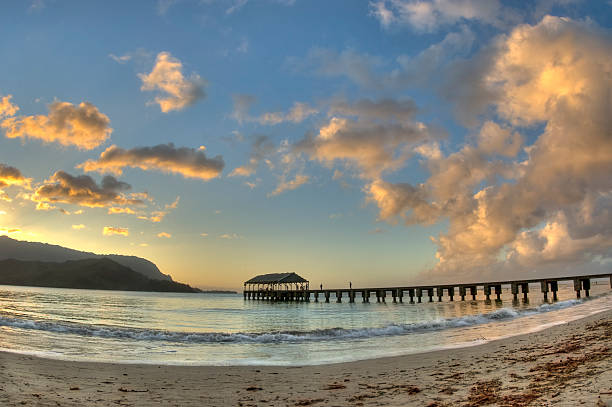 istock Hanalei Pier at sunset. HDR 146870418
