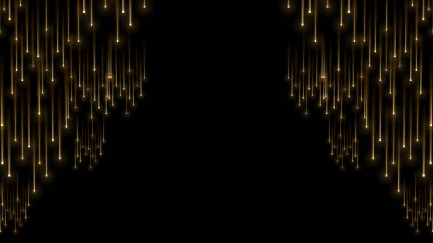 istock Golden Royal Awards Graphics Background. Lights Elegant Shine Modern Template. Space Falling Star Particles Corporate Template. Classy speedy lines Abstract Certificate Banner Background. 1468706168