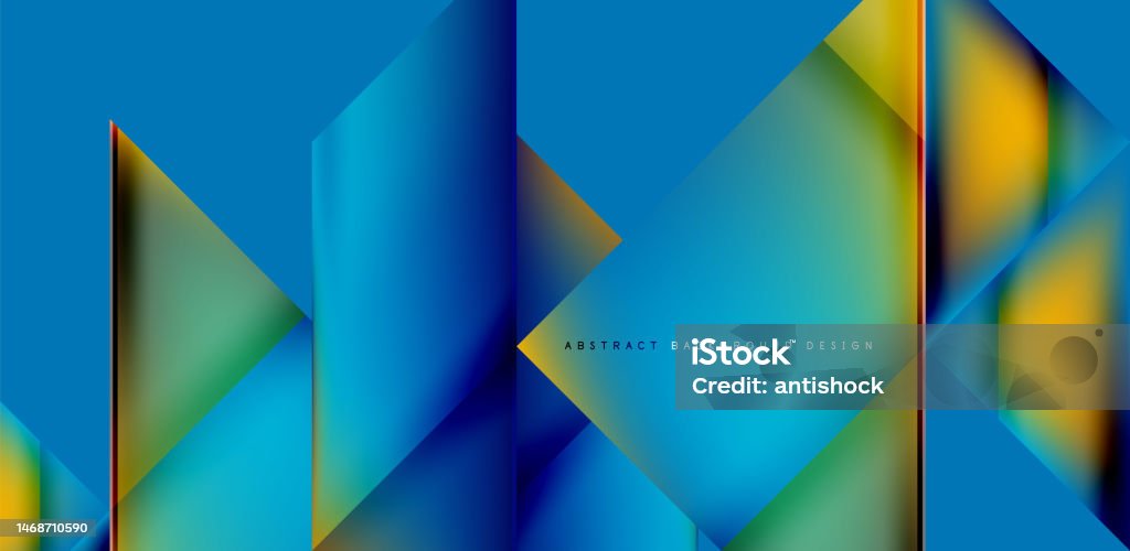 Dynamic Triangle Design With Fluid Gradient Colors Abstract Background ...