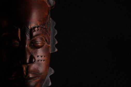 Handmade African mask