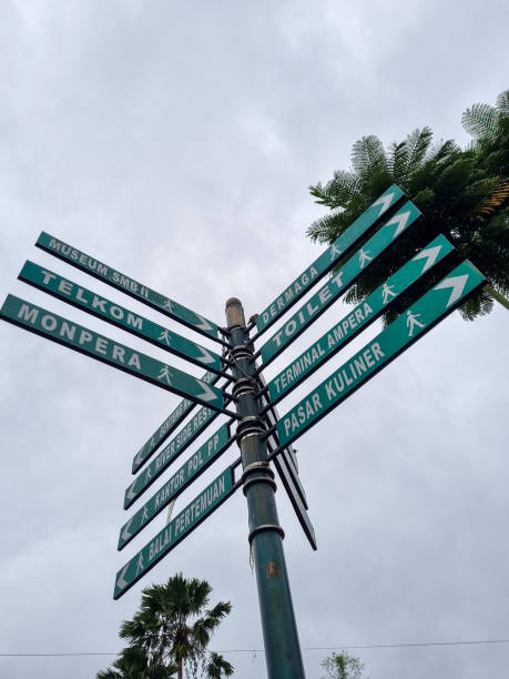 istock location direction signs in palembang Indonesia 1468720534