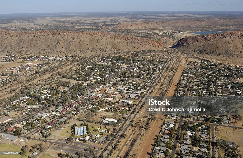 Alice Springs aérea - Foto de stock de Alice Springs libre de derechos