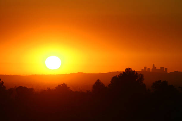 istock sunset in los angeles 146872752