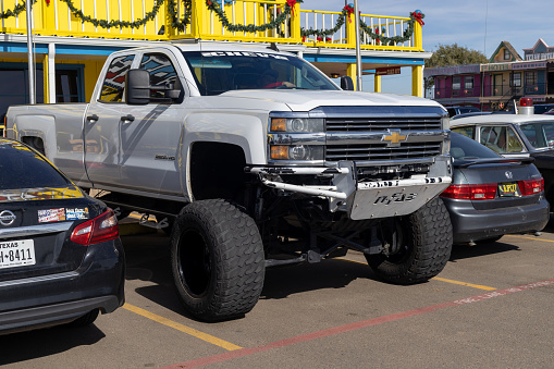 Kokomo - Circa September 2021: Chevrolet Silverado 1500 display. Chevy is a division of GM and offers the Silverado 1500 in WT, Custom, Custom Trail Boss, LT, RST, LT Trail Boss, LTZ, and High Country models.
