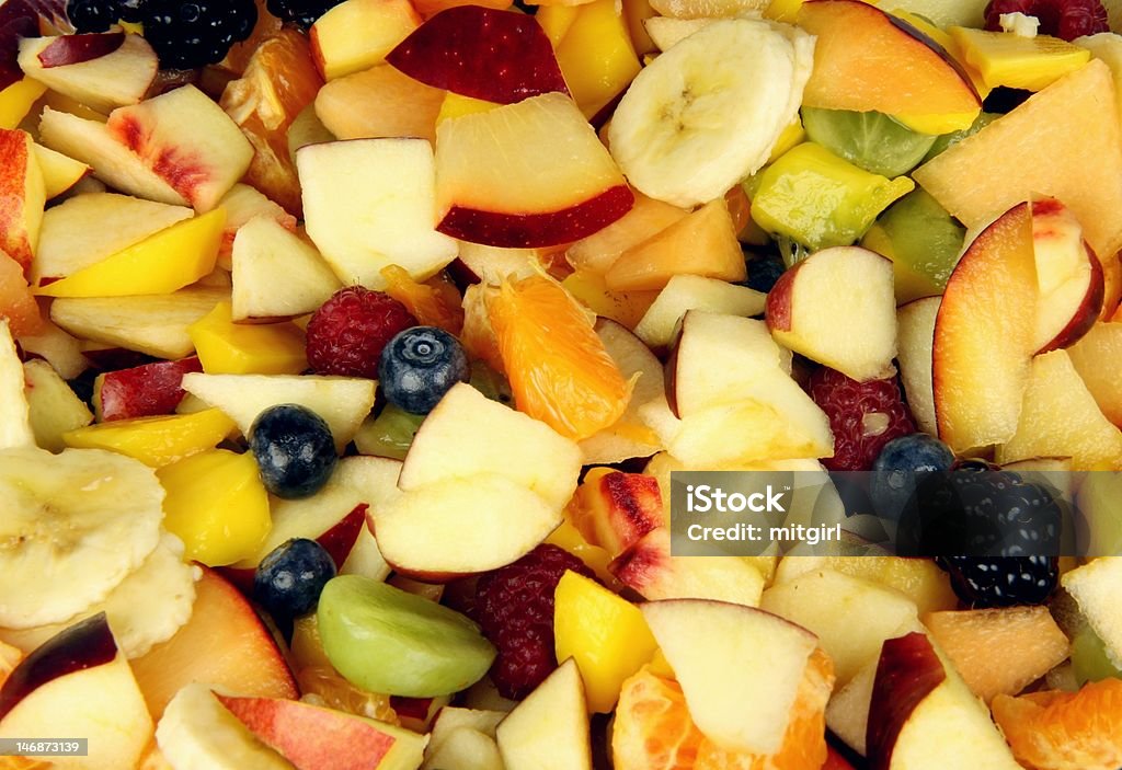 Corte fundo de Fruta - Royalty-free Misturar Foto de stock