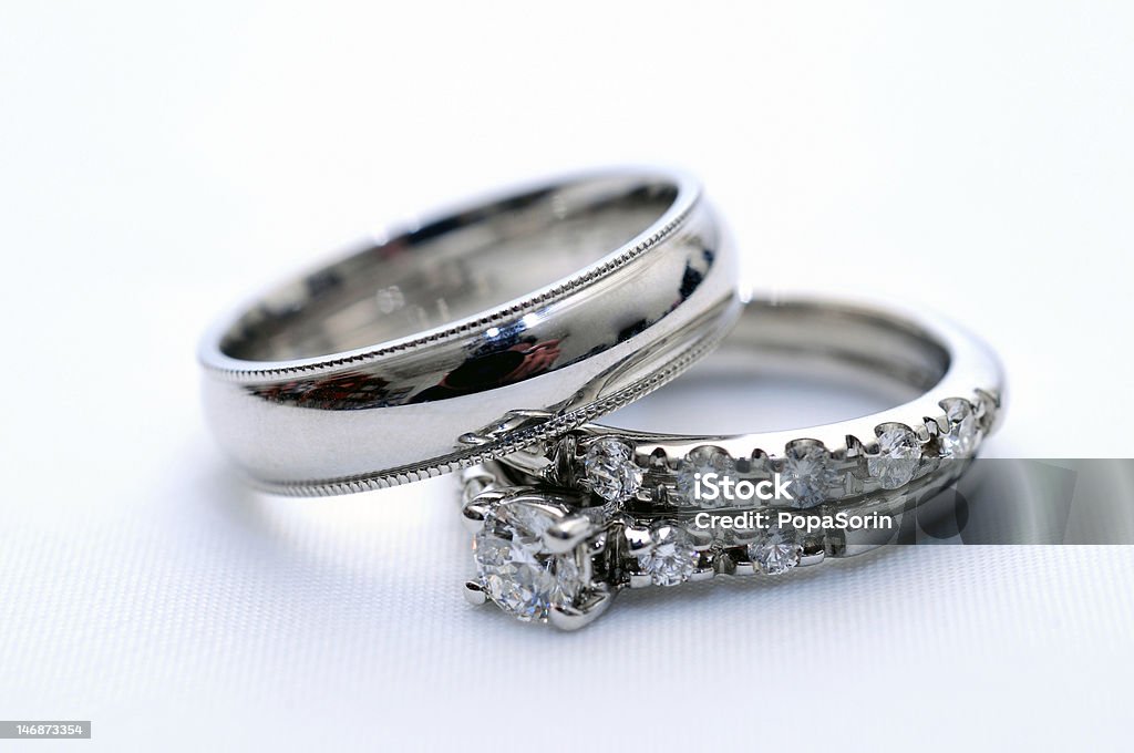 Wedding Rings Wedding rings on a nice white background Art Stock Photo