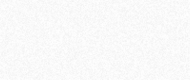 ilustrações de stock, clip art, desenhos animados e ícones de digital technology background. digital data square gray pattern pixel background - artesanato