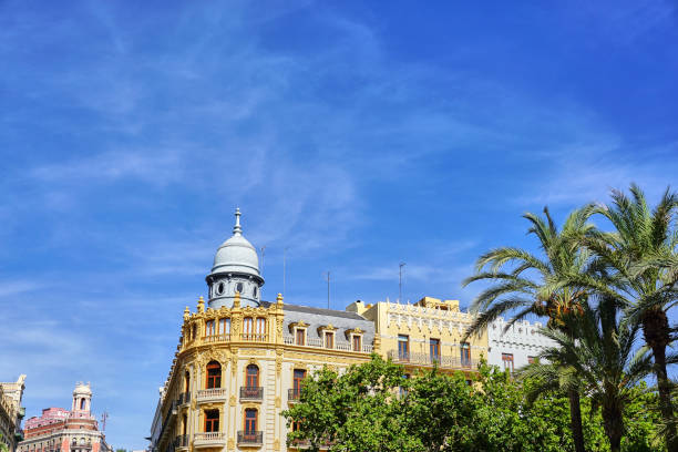 istock Historical view from city Valencia in Spain 1468738533