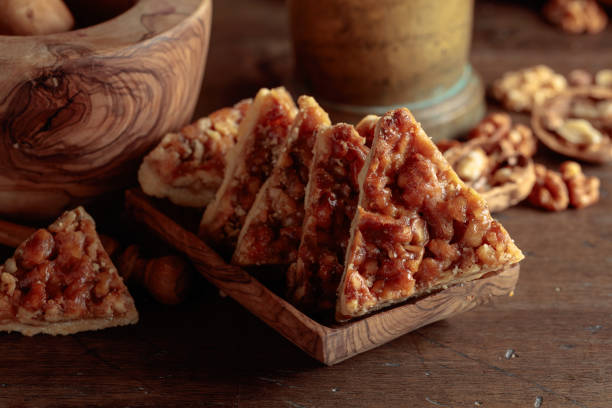 istock Cookies with walnuts and honey. 1468740470