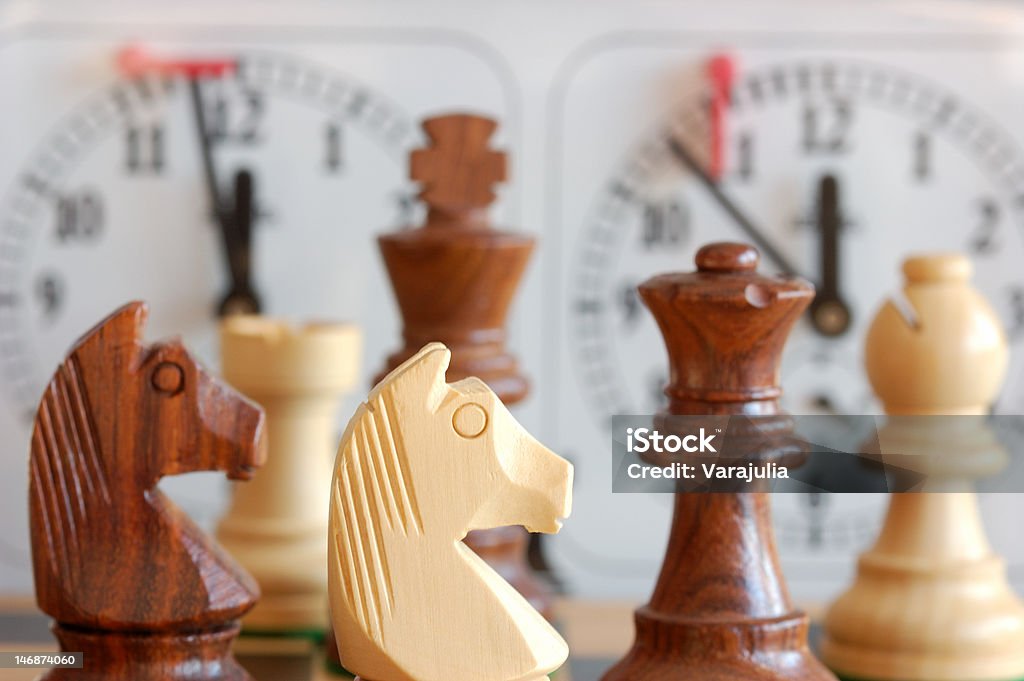 Schach-Spiel - Lizenzfrei Fotografie Stock-Foto