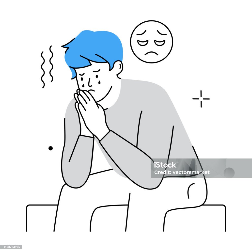 Distressed Man Vector Distressed Man Stock Illustration - Download Image Now - Adult, Avatar ...