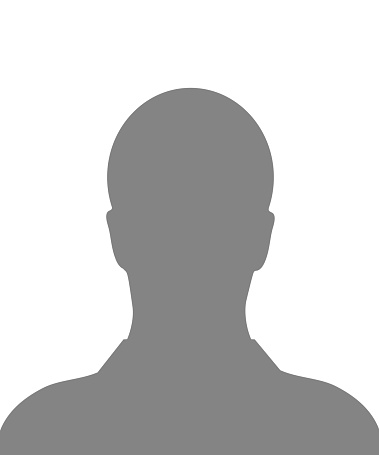 Placeholder human avatar website template