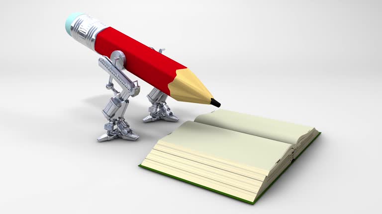 Artificial Intelligence Pen Robot Who Wants to Learn