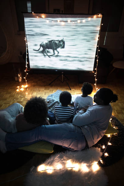 istock Movie night at home! 1468746377
