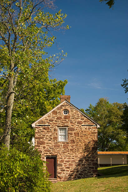 istock Stone farmhouse facade 146874735