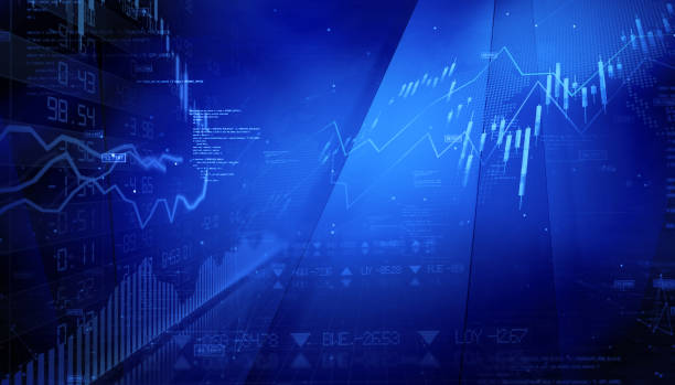 istock Stock or financial background design 1468748059