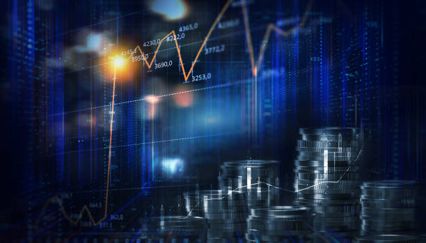 istock Stock or financial background design 1468748087