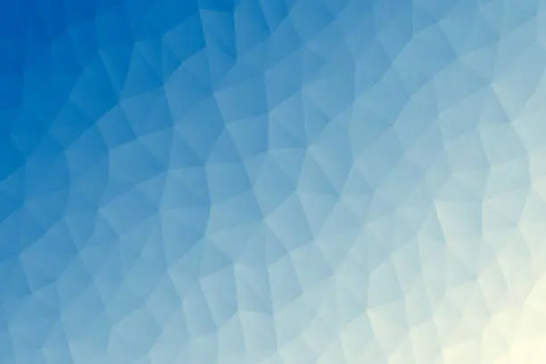 Vector illustration of Polygonal mosaic with Blue gradient - Abstract geometric background - Low Poly