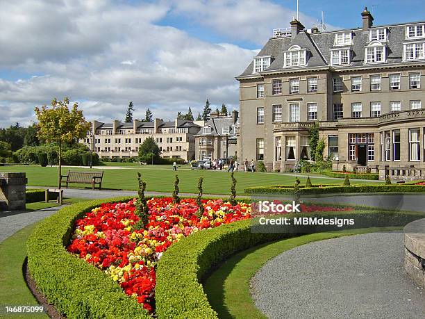 Giardini Di Gleneagles Golf E Spa In Hotel - Fotografie stock e altre immagini di Albergo - Albergo, Scozia, Gleneagles - Scozia
