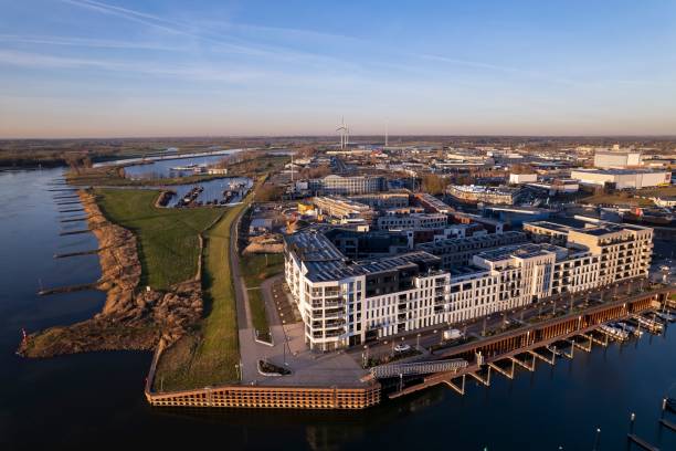 istock Aerial housing real estate, architecture and engineering concept 1468751767