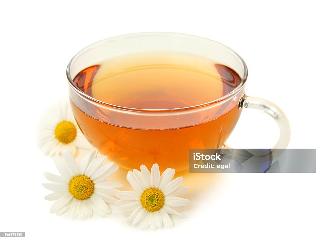 Tisane camomilla, tè - Foto stock royalty-free di Benessere