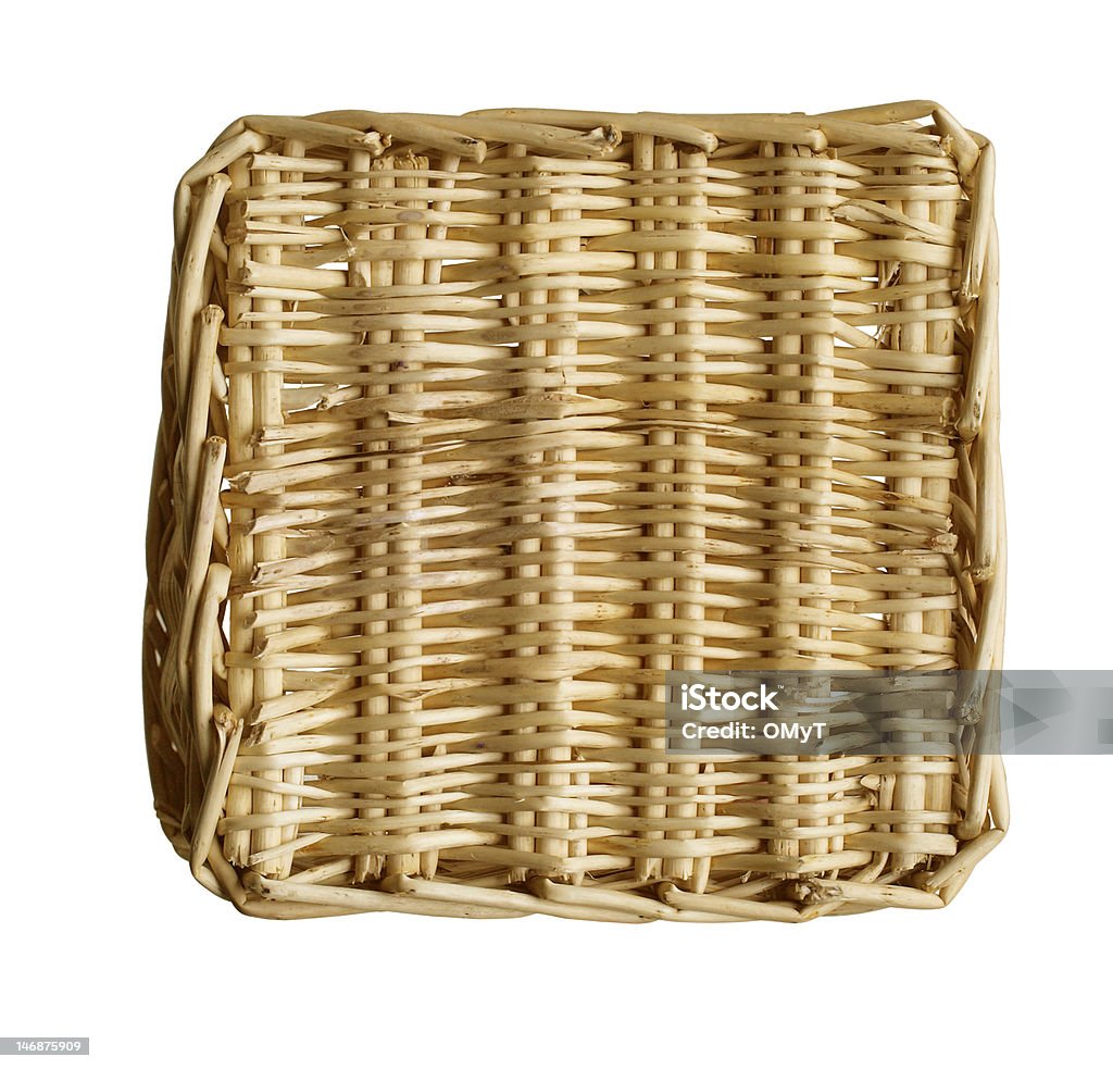 Basket Pattern Basket bottom on a white background Abstract Stock Photo