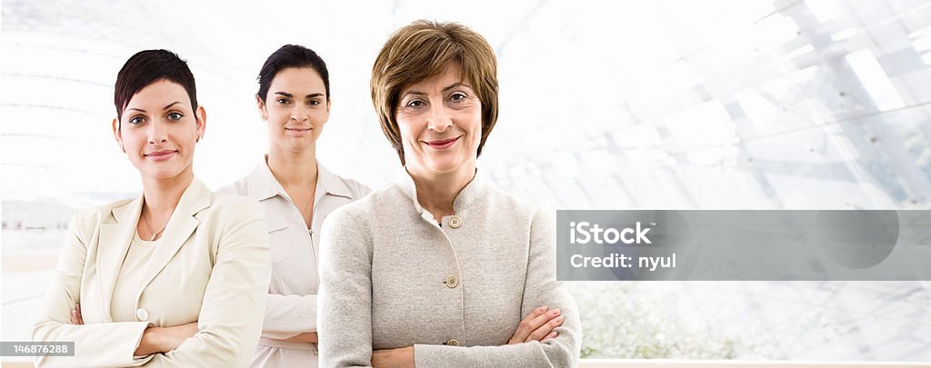 Business banner-tre businesswomen' - Foto stock royalty-free di 25-29 anni