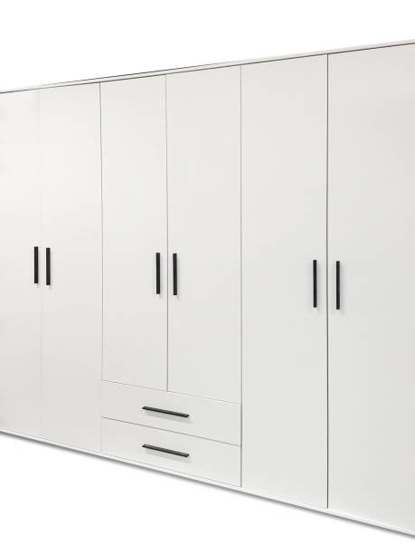istock Wardrobe cabinet isolated on the white background (Clipping Path) 1468763169