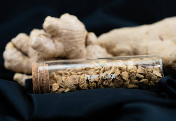 zenzero - ginger root ingredient nature foto e immagini stock