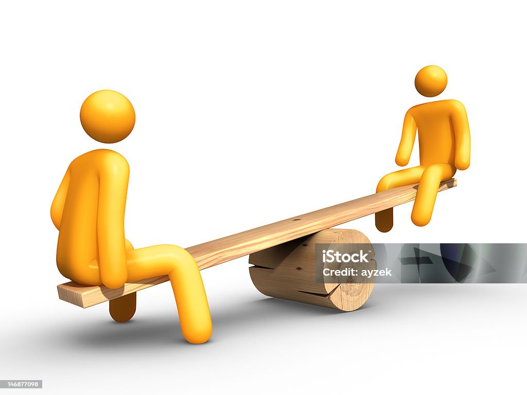 Seesaw Abstract Stock Photo