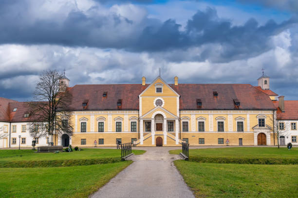 Old Schleissheim Palace in the suburbs of Munich, Bavaria, Germany.