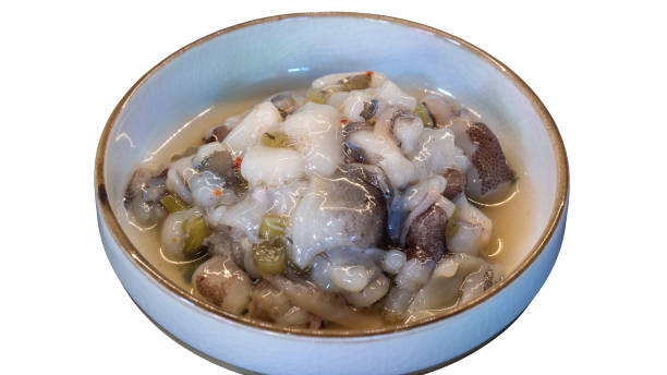 istock Tako wasabi on white background 1468773740