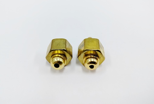 gas pipe connection made of brass