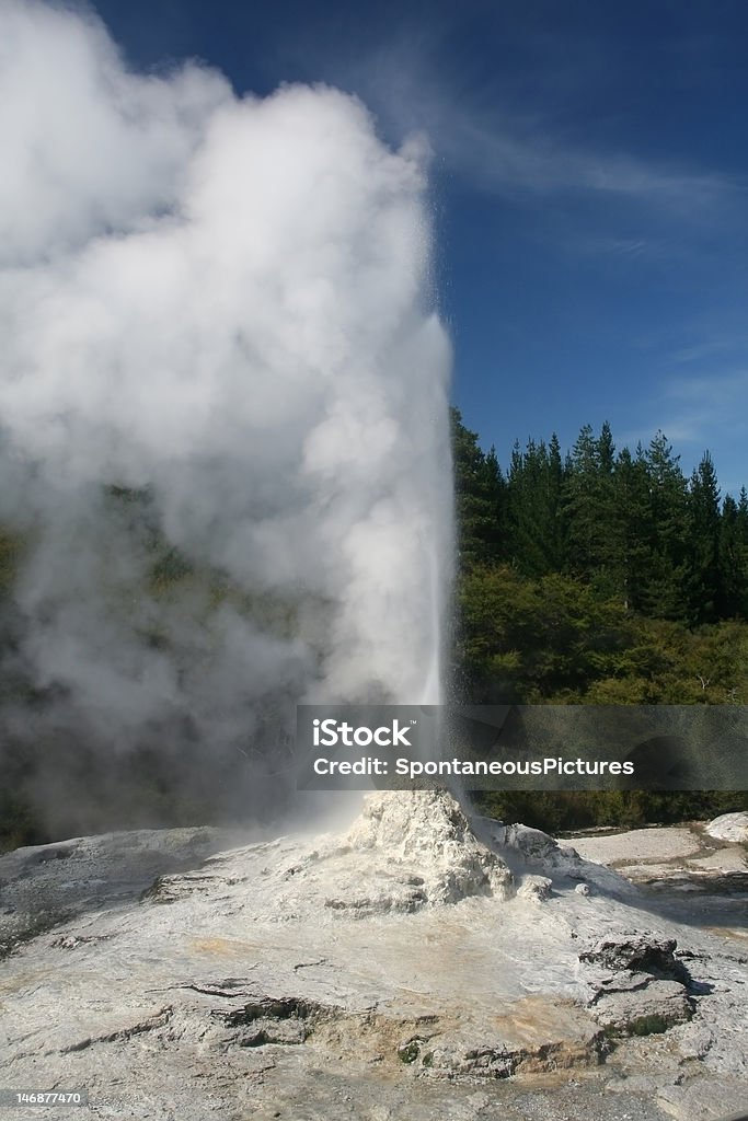 Vecchio Geyser Lady Knox - Foto stock royalty-free di Acqua