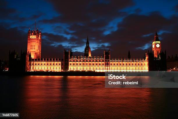 Foto de London Landmark O Big Ben E Do Parlamento e mais fotos de stock de Adulação - Adulação, Arquitetura, Beleza