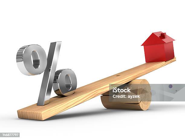 Real Estate Stock Photo - Download Image Now - Interest Rate, Seesaw, Abstract