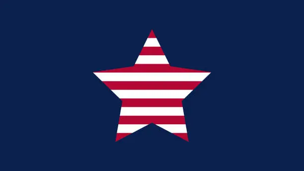 Vector illustration of america icon united state