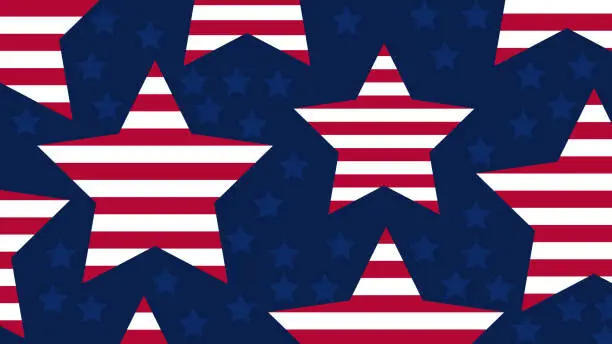 Vector illustration of america icon united state
