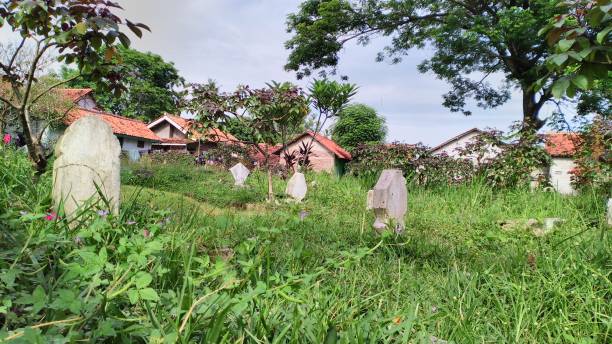 istock graves in the village 1468780692
