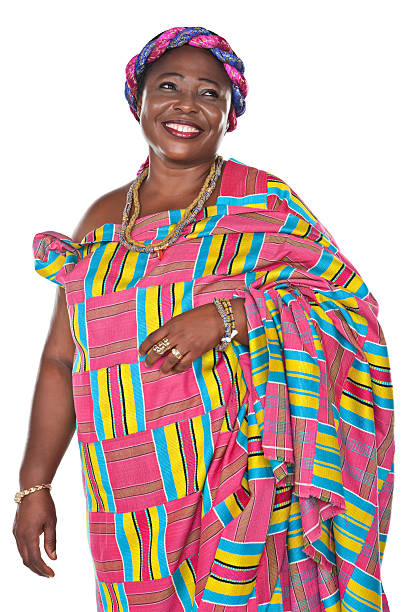 africano moda - senior women cheerful overweight smiling imagens e fotografias de stock