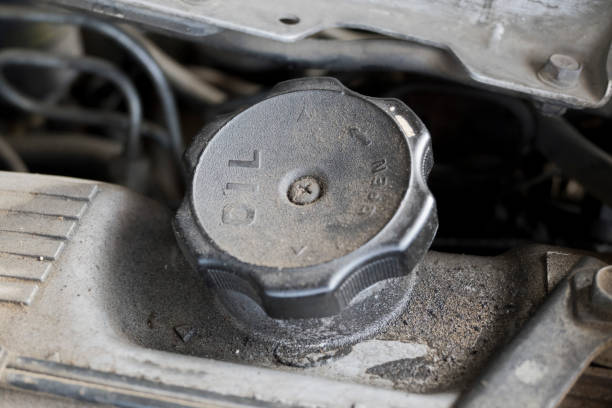 istock Car Engine Oil Cap - Stock Photo 1468786320