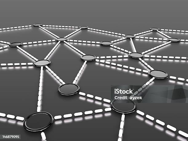 Netzwerk Stockfoto und mehr Bilder von Diagramm - Diagramm, Rechnernetz, Verbindung