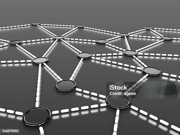 Rede - Fotografias de stock e mais imagens de Conexão - Conexão, Diagrama, Network