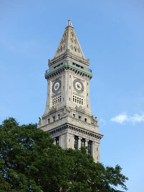 istock Historic Stone Church clocktower and Trees 146879194
