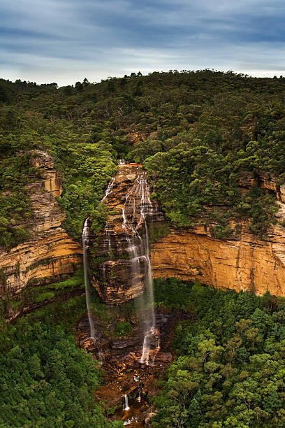 Mountain Waterfall stock photo