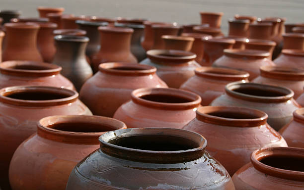 pots stock photo