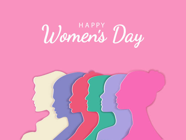 istock Women's Day banner or greeting card with womens faces .Mothers Day. Greeting card for 8 March.For brochures, postcards, tickets, banners.Womens History Month. 1468802103